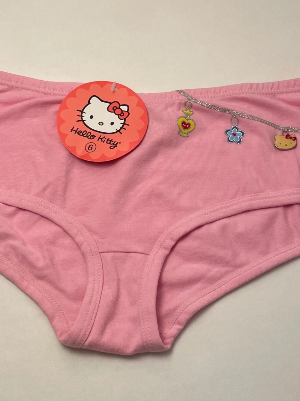 Hello Kitty Pink Charm Panties Vintage 2003 Y2K New with Tag